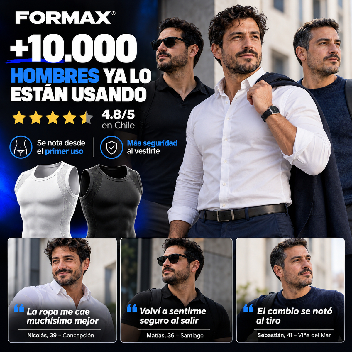 Formax® | Camiseta Moldeadora de Compresión